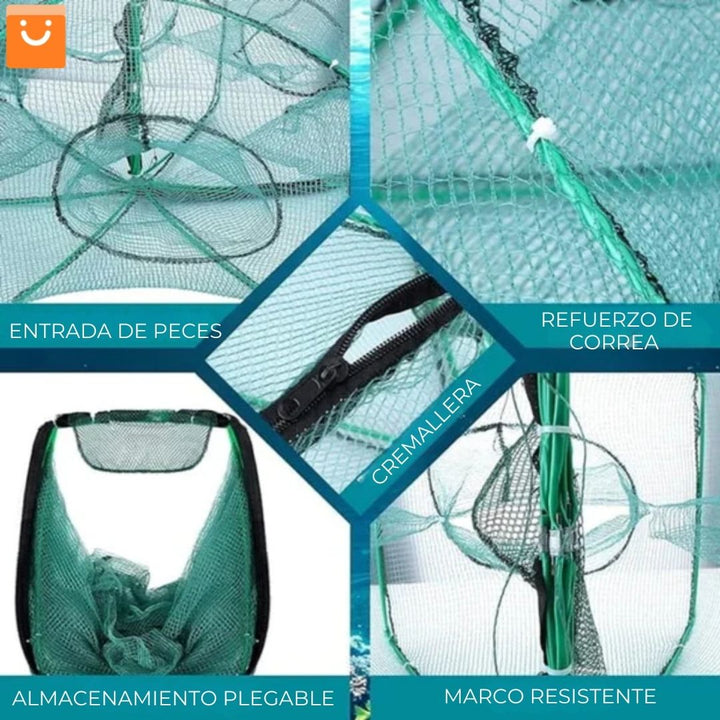 FASTCATCH ™- MALLA DE PESCA AUTO PLEGABLE