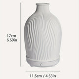 Máquina de Aromaterapia Ultrasonica de Resina Blanca USB con Humidificación