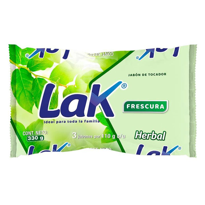 JABON LAK 3U 110G FRESCURA HERBAL