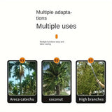 Herramienta de desmalezamiento agrícola de forma hoz, afilada para poda de alta montaña, utilizada para cosechar coco, mango y nueces de betel, hoz de uso exterior ampliamente utilizada.