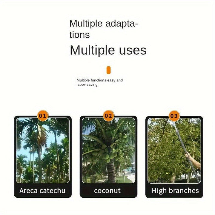 Herramienta de desmalezamiento agrícola de forma hoz, afilada para poda de alta montaña, utilizada para cosechar coco, mango y nueces de betel, hoz de uso exterior ampliamente utilizada.
