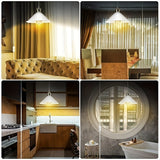 Lámpara de techo moderna mini con enchufe americano, cubierta de metal blanco, montaje semi-inclinado, ajustable, acabado con aceite para iluminación de cocina, comedor, sala de estar y dormitorio (bombilla no incluida)