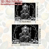 1pc Protector de Cocina Esqueleto de Halloween - Alfombrilla Gótica para Placas de Gas/Inducción, Lavadoras y Secadoras, Decoración Espeluznante para Fiestas de Halloween y Hogar Todo el Año, Diseño Plano 2D, Fácil de Limpiar, Estética Macabra, y Blanco