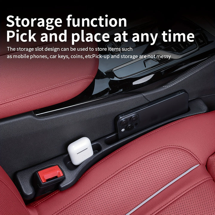 2 Bandas de Almacenamiento Universales para Asientos de Coche, Organizador Anticaída, Caja Clasificadora de Basura Multifuncional, Mantiene el Interior Limpio y Ordenado