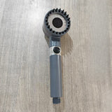 1pc/3pcs Ducha de Mano Presurizada - 3 Modos Ajustables, Rociador Redondo de Masaje a Alta Presión, Cabezal de Ducha Montado en Pared de Plástico Duradero para Baño Moderno, Diseño Elegante