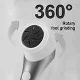 Extracción de pies eléctrica recargable por USB con 2 cabezas de repuesto, disponible en blanco/negro o dorado/plateado, herramienta de eliminación de luz muerta de alta eficiencia beige/cuidado otoñal, dispositivo de pedicura portátil, regalo perfecto p