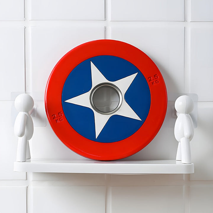 2/3/4/6 piezas, linda estantería de almacenamiento para pared para hombres pequeños de color blanco/gris - sin taladrar, instalación fácil, fuerte y duradera, muy adecuada para la organización del baño y la cocina, almacenamiento de cosméticos, decoració