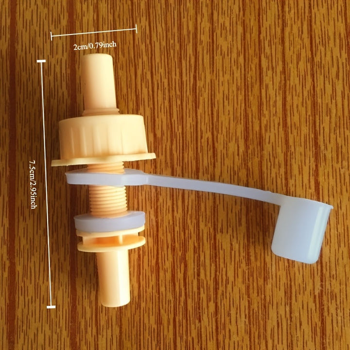 Accesorio para Cubo de Remojo de Pies [Cozy Comfort] con Válvula de Drenaje Ajustable y Conector de Vapor – Diseño de Plástico Blanco para una Experiencia de Spa Relajante en Casa, Bañera de Remojo de Pies