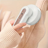 Afelpillador Eléctrico para Ropa, Eliminador de Pelusas con 1 Cuchilla de Repuesto, Despeluzcador de Suéteres y Prendas Tejidas, Ideal para Abrigos, Bufandas, Guantes, Muebles, Cortinas y Bolas de Pelusa