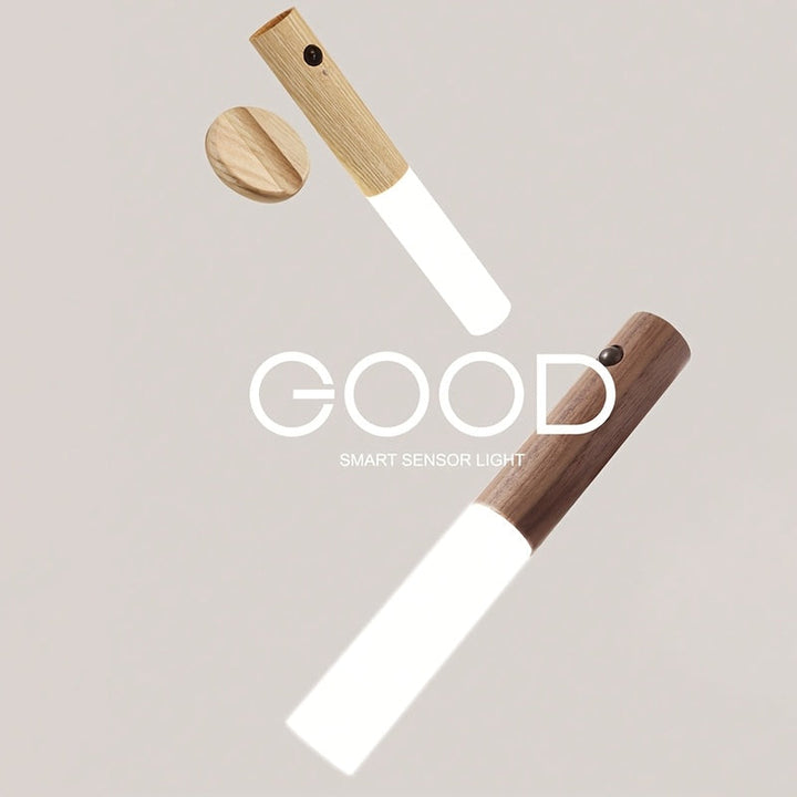 1pc/3pcs Luz Nocturna con Sensor de Movimiento, Lámpara Magnética para Pared, Luz LED Recargable por USB en Barra, Luz Inalámbrica para Escaleras y Armarios de Madera Interior para Pasillo