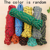 Cuerda de nailon para tendedero de 10 m - Multiusos, gruesa, antideslizante, resistente al viento, para secar ropa, mantas y prendas de vestir.