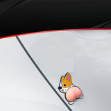 1/2/4 piezas de juguetes de alivio de presión para trasero de perro lindo - Silicona, pegatinas anticolisión para teléfonos, refrigeradores, coches y tabletas - Diseño de dibujos animados lindo, previene arañazos y colisiones