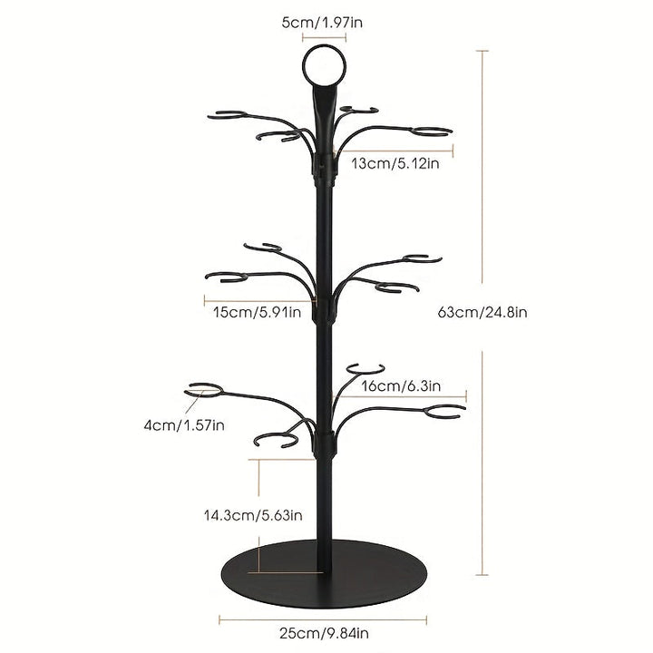 Soporte de vaso de vidrio elegante estilo europeo, estante de vaso de hierro, exhibición de vasos colgados al revés, centro de mesa decorativo para restaurante o establecimiento, soporte de vaso.