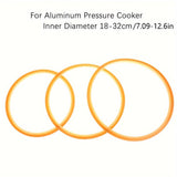 Juntas de Silicona Marrón para Ollas a Presión de Aluminio - Tamaños 18-32Cm/7.09-12.6In