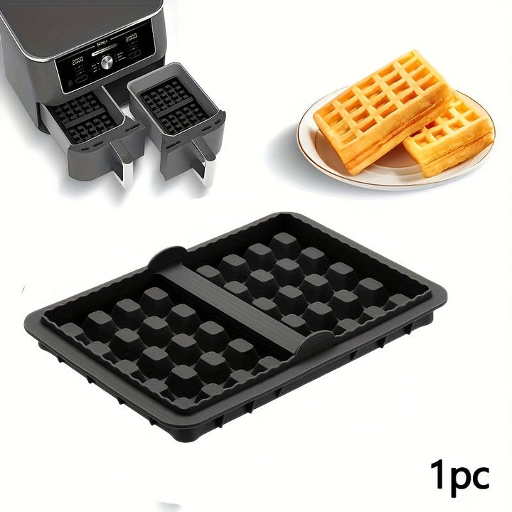 1/2 piezas de Forros para Freidora de Aire de Silicona - Antiadherentes y Reutilizables, Moldes para Hornear y Gofres para Ninja AF300EU, AF400EU, AF451EU, AF500DE, Ideales para Snacks y Postres Perfectamente Cocinados, Superficie Antiadherente, Accesori