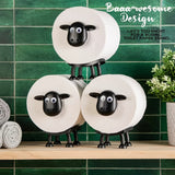 1pc Soporte de Papel Higiénico 3D Impreso en Forma de Gato Divertido y Tierno, Estante para Baño con Diseño Humorístico de Oveja Negra - Decoración Adorable para el Hogar, Añade un Toque Juguetón a tu Espacio - Regalo Ideal para Fiestas