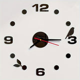 Reloj de Pared 3D Moderno - Silencioso, a Pilas, Sin Necesidad de Taladrar - Perfecto para la Sala de Estar y Decoración del Hogar