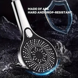 Conjunto americano de panel grande de 13 cm, cabezal de ducha de alta presión de tres etapas con gran flujo de agua mejorado, grifo de baño montado en la pared y cabezal de ducha grande