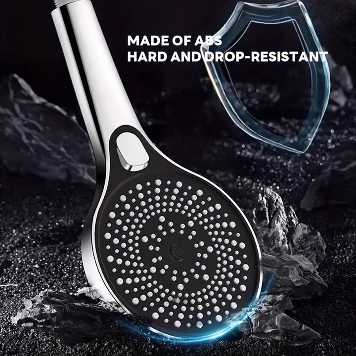 Conjunto americano de panel grande de 13 cm, cabezal de ducha de alta presión de tres etapas con gran flujo de agua mejorado, grifo de baño montado en la pared y cabezal de ducha grande