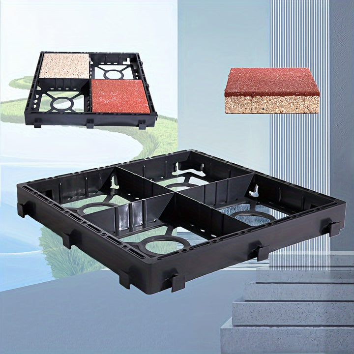 2/5/10/15 piezas de alta resistencia para exteriores, calles, jardines y estacionamientos, rejillas de plástico permeables y de césped, gravilla permeable para estacionamientos y jardines, rejillas de césped, vías de emergencia, patios y RV, alfombras un