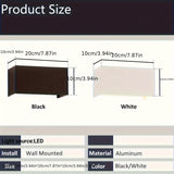 Luz de pared LED con cabeza doble y cabeza simple, luz de jardín de porche con temperatura blanca cálida de 3000K, iluminación comercial para calles y áreas, decoración de balcones y patios con lámpara de iluminación.