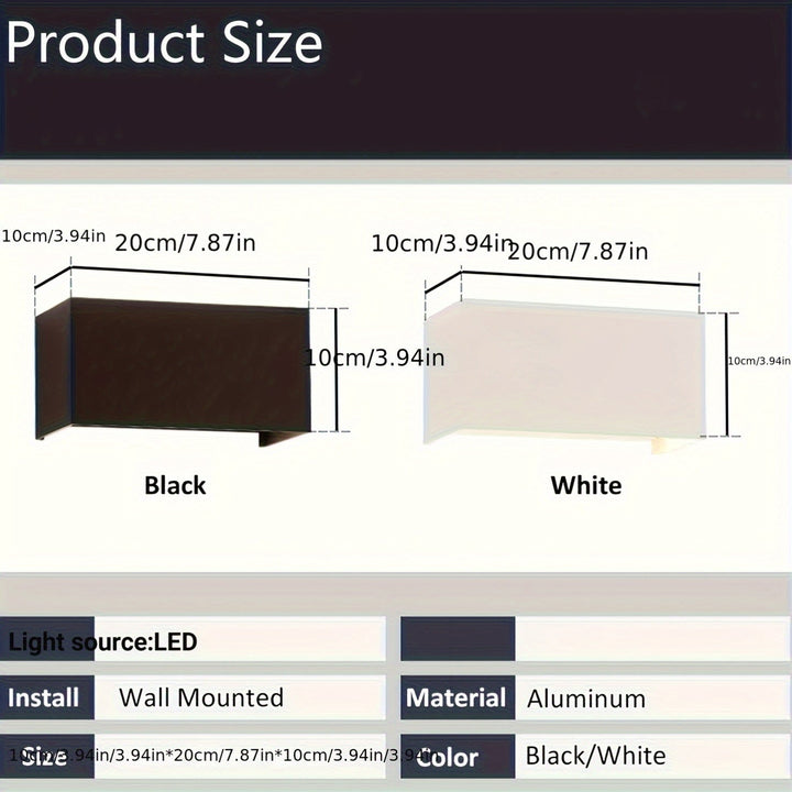 Luz de pared LED con cabeza doble y cabeza simple, luz de jardín de porche con temperatura blanca cálida de 3000K, iluminación comercial para calles y áreas, decoración de balcones y patios con lámpara de iluminación.
