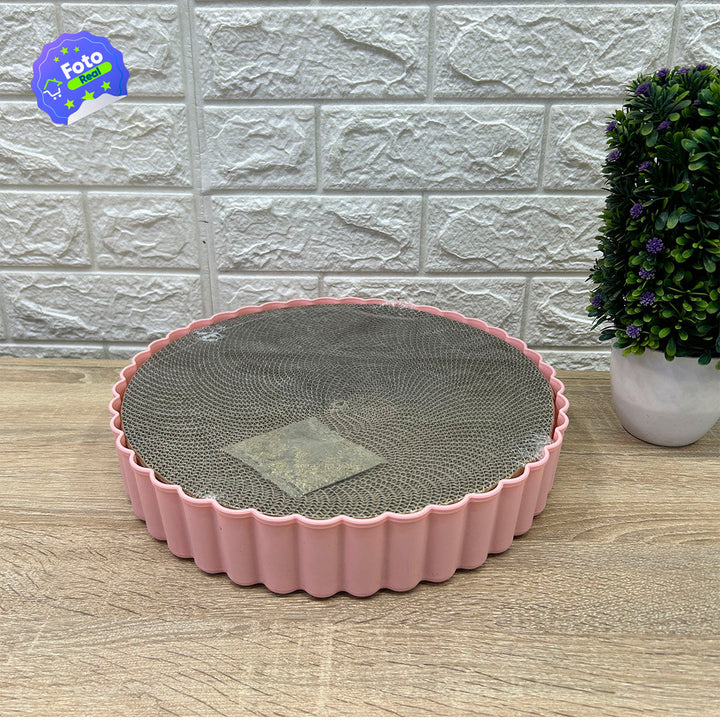 Rascador Para Gatos Catnip Anti Estrés Cartón Corrugado SC2112-217