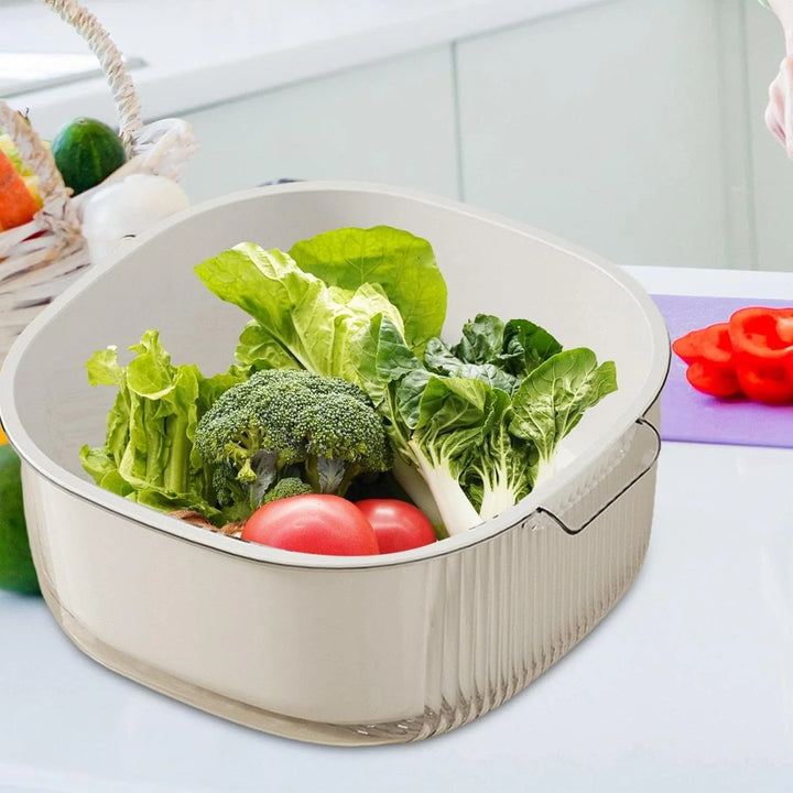 Cesta con Escurridor Para Alimentos