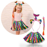 Disfraz Sirena Accesorios Halloween Niñas Fiesta de Disfraces TP346