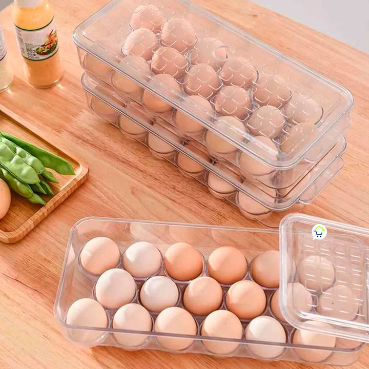 Organizador De Huevos 18 Espacios Huevera Canastas 737X18