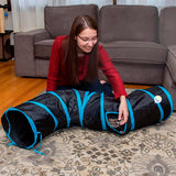 Túnel Plegable Gato Juguete Mascotas Interactivo A175