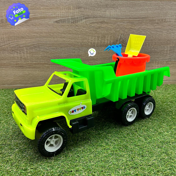 Camión Volqueta Construcción Volco Con bloques Armables Niños PF550B