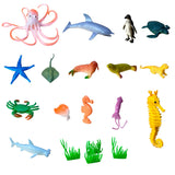 Animales Acuáticos de Juguete x19 Niños 2887-9