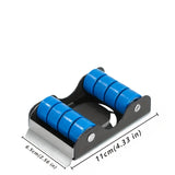 [Alfombras Antideslizantes para Electrodomésticos] Alfombras para Electrodomésticos de Acero Inoxidable 4 pzas - Antideslizantes, Absorben Impactos con Función de Freno - Fáciles de Instalar, Adecuadas para Refrigeradores y Lavadoras