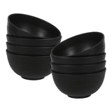 Juego de 4/8 tazones de plástico, apilables y fáciles de guardar, reutilizables, aptos para lavavajillas, ideales para postres, ensaladas, yogur, sopas, reuniones familiares, campamentos y suministros de cocina