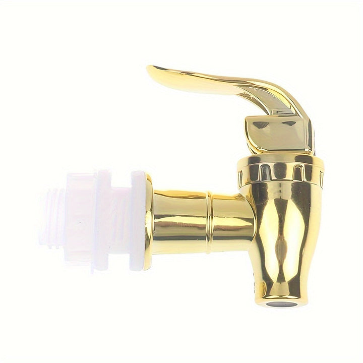 1pc Grifo de Repuesto para Dispensador de Bebidas de Estilo Empuje de Fácil Instalación - Acabado Cromado, Válvula de Vertido con Palanca para Jarra y Agua, Rosca Externa de 3/4", No Requiere Energía