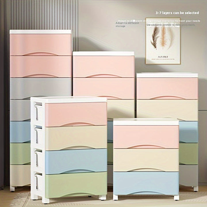 Armario de Almacenamiento Versátil de 16 Pulgadas de Ancho con Ruedas - Ideal para Juguetes, Ropa y Organización de Snacks, 40cm, Artículos Diversos, Casillero de Almacenamiento de Clasificación