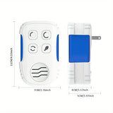 Purificadores de Aire de Enchufe para el Hogar, Mini Eliminador de Olores, Función Dual de Iones Negativos para Eliminar el Aroma de Mascotas en Dormitorio, Baño y Cocina