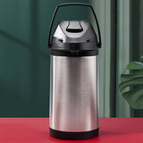 Hervidor Aislado de Acero Inoxidable de 3L - Presione para Verter, Gran Capacidad para Bebidas Calientes y Frías, Perfecto para el Hogar, la Oficina y el Uso en el Coche