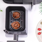 4-Pack de Ramequines de Silicona para Huevos - Moldes Antiadherentes para Huevos para Freidora de Aire, Aptos para Microondas y Estufa, Aptos para Lavavajillas, Moldes de Cocina Versátiles para Huevos y Más