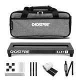 Ghostfire Aleación de Aluminio Tablero de Pedales de Guitarra, 771,11g Tablero de Pedales de Efecto con Bolsa de Transporte, Serie V - Duradero y Ligero para Uso en Directo y en Estudio
