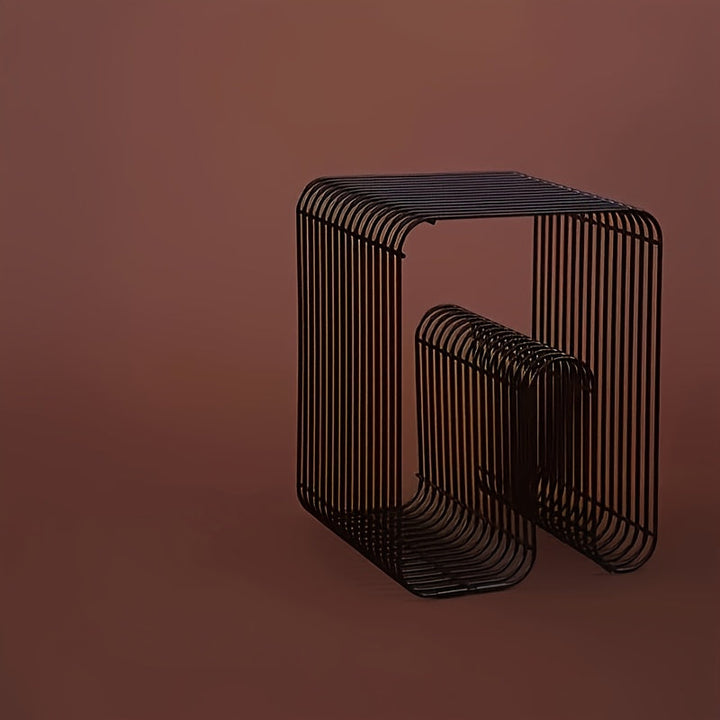 Estantería Creativa Escandinava Multifuncional para Celebridades de Internet, Estante Decorativo para el Hogar, Soporte Pequeño para Periódicos y Revistas en Mesa Lateral, Librero de Lujo Ligero para Suelo, Estante de Almacenamiento