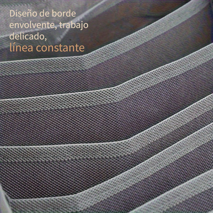 1 caja de almacenamiento de ropa plegable, divisor de ropa de denim jeans, organizadores de armario y cajón para ropa interior y calcetines, tela no tejida, lavable a mano/secar limpio