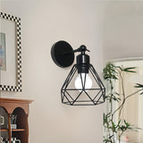 1 lámpara de pared ajustable con base para foco E27 - Estilo industrial moderno, montaje semiempotrado en hierro para sala, cocina, dormitorio, pasillo y escaleras (foco no incluido), iluminación de cocina, iluminación contemporánea, iluminación duradera