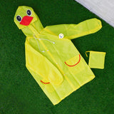 Impermeable Infantil Capucha Animales Abrigo Protección Lluvia CA228