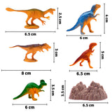 Set Figuras Dinosaurios X8 Juguete Didáctico Colección Niños GM1911-121