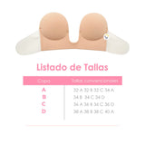 Sujetador Senos Invisible Adhesivo Levantador Busto Silicona BN4