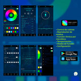 Cinta LED Fuegos Artificiales  App Bluetooth 180 LED RGB ECC180RGB