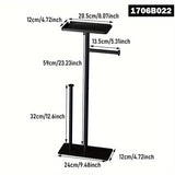 Soporte para Papel Higiénico de 1 Pieza con Función de Almacenamiento, Estante Independiente para Rollo de Papel Higiénico para Baño, Puede Contener 6 Rollos de Papel, Accesorios de Baño, Decoración de Regalo para Navidad/Halloween