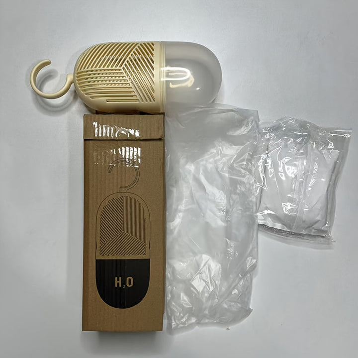 Deshumidificador no eléctrico 2025, último modelo - Uso manual fácil, menor pérdida de humedad, ideal para armarios y espacios pequeños, diseño portátil con tapa transparente, absorción de humedad eficiente, deshumidificador para armarios | Diseño minima